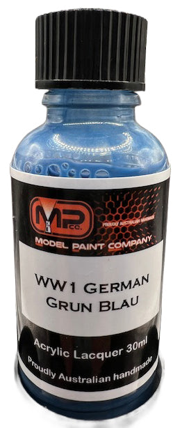 476 WW1 German Grun Blau image 0