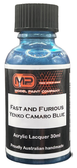 396 Fast and the Furious Yenko Camaro Blue image 0